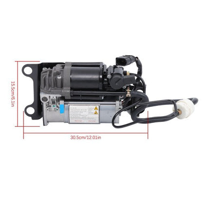 For Audi A8 Quattro 2011-2018 NEW 4H0616005C Air Suspension Compressor w/Bracket