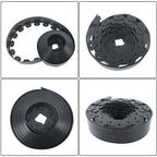 60pcs Anchoring Spik L-shaped 60FT Garden Edge Lawn Grass Stone Isolation Strip