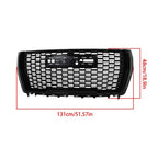 Gloss Black Front Bumper Grille Plastic 7pcs Suit For 2021-23 GMC Yukon&Yukon XL