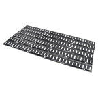 Heavy Duty 6 Pack 5FT E Track Rails Carbon Steel Black Powder Coated Universal