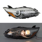 Pair Projector Headlights Headlamps Assembly For Toyota Camry 2015-2017 LH+RH