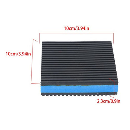 Heavy Duty 4"x4"x7/8" Anti Vibration Mats 8 Pack with EVA Layer