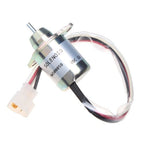 Shut Off Solenoid 119653-77950 SA-4562-12 1503ES-12S5SUC5S Compatible with Kubota John Deere