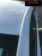 Black Roof Top Drip Trim Molding for 2005-2015 Toyota Tacoma Double Cab 2PCS