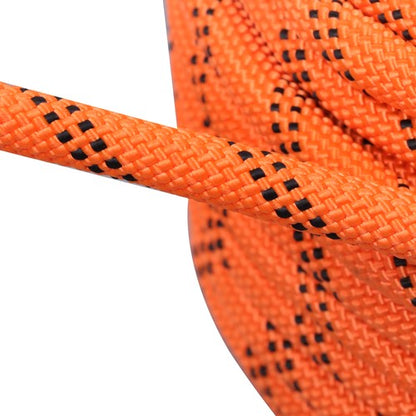 48 Stranded Braided Rope 3/8"×120' Orange Black Breaking Strength 3430 Pounds