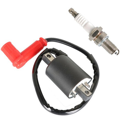 For Yamaha G2 1985-1991 G5 1990-1995 Gas Golf Cart Ignition Coil And Spark Plug