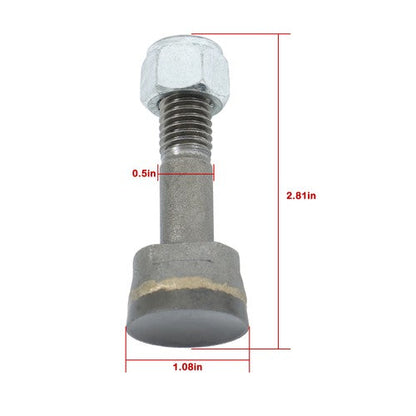 10 pcs Stump Grinder Teeth Replacement For 1100 Stump Grinder Teeth