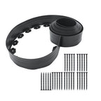 No-Dig Garden Edge Lawn Border L-shaped Landscape Edging Border Kit 33 FT