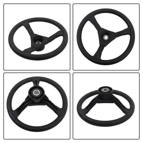 New 15 FT Boat Rotary Steering System Outboard Kit Marine W/ 12.4" Wheel SS13715