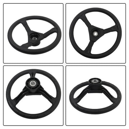 New 15 FT Boat Rotary Steering System Outboard Kit Marine W/ 12.4" Wheel SS13715