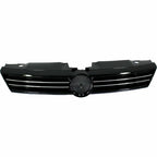 For 2011-2014 VW Volkswagen Jetta Front Bumper Gray Grille W/Chrome Trim