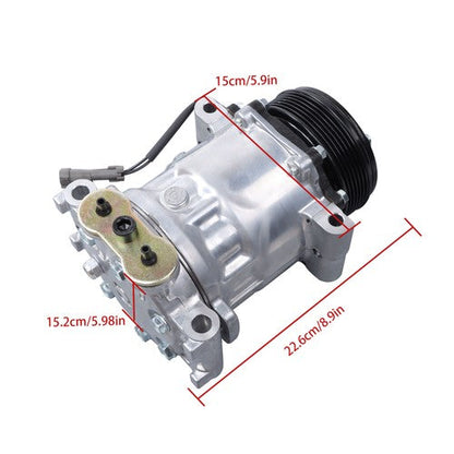 A/C Compressor HT6 Compressor for Chevy Tahoe C1500 K1500 1996 1997 1998 1999