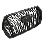 New For Transit T150 T250 T350 2020-2022 Glossy Black Plastic Front Upper Grille