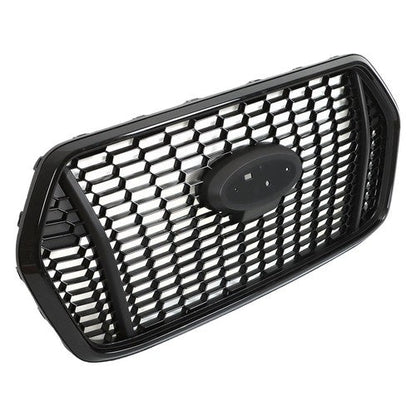 New For Transit T150 T250 T350 2020-2022 Glossy Black Plastic Front Upper Grille