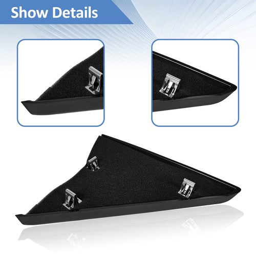 Interior Door Upper Trim Panel Pair for 2007-2014 for Chevrolet for Silverado
