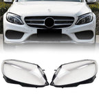 For Mercedes Benz W205 C180 C200 C260L 2014-17 Front Headlight Lens Cover