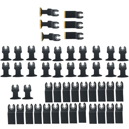 Tool Blades Curved Edge Oscillating Saw Blades 50PCS Titanium Oscillating