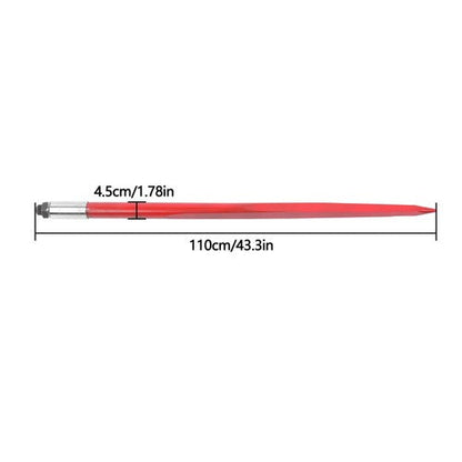 For Tractors Loaders 2pcs Hay Bale Spear 43" 3000 lbs Capacity Spike Fork
