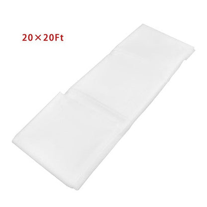 6Mil Clear Polyethylene Film Greenhouse Plastic Sheeting 20 x 20 ft