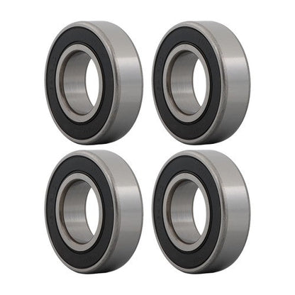 1641-2RS Ball Bearing 1" x 2" x 9/16 Rubber Sealed (Qty 4)