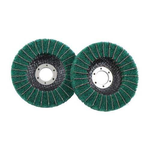 10 Pack 4-1/2 Inch Scour Flap Discs 120 and 240 Grit Grinding Sanding Discs