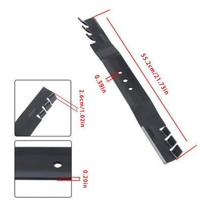 2 Pack 22'' Mulching Lawn Mower Blades For Toro 20008 131-4547-03 108-9764-03