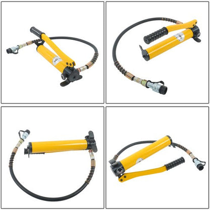 20T Low Profile Hydraulic Jack Porta Power Kit + CP-180 Manual Hydraulic