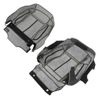 NEW For Hummer H3 2006-10 Driver Seat Cover Cushion+Backrest Black Leather