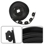 L-shaped Landscape Edging Border Kit 40 FT No-Dig Garden Edge Lawn Border