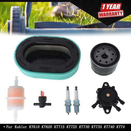 KT735 KT740 KT745 Air Oil Filter Kit For Kohler KT610 KT620 KT715 KT725 KT730