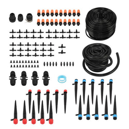 With Tubing Hose 226FT Automatic Irrigation System Adjustable Nozzle Micro Drip
