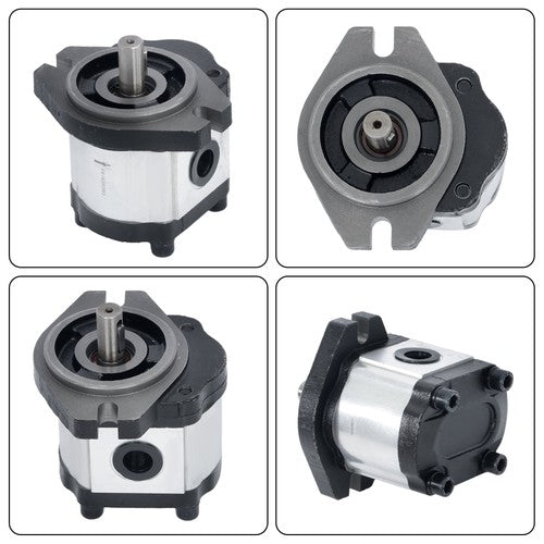 5/8" Keyed Shaft,Hydraulic Gear Pump 1-4 GPM SAE A-2 Bolts CCW Cast Iron Flange