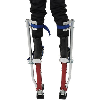 Adjustable Height Drywall Stilts Aluminum Tool For Painting Painter Red 18"-30"
