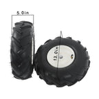 13x5.00-6" Rubber Tiller Tire & Wheel 1" Axle Size For Garden Tractor Tire 2Pack