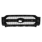 Satin Aluminum Front Bumper Grille Grill For 2021-2023 Ford F-150 F150 Limited
