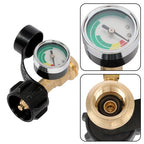 4-PCS QCC1 Inflation Joint Gas Tank Copper Converter Head POL Joint Propane