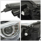 Pair Projector For Infiniti Q50 2014-2017 Passenger+Driver Side Clear Headlights