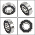 4Pcs 63/28-2RS Bearings 28×68×18mm Double Rubber Seals Deep Groove Ball Bearing