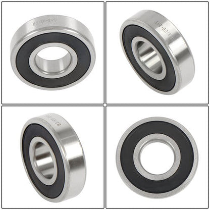 4Pcs 63/28-2RS Bearings 28×68×18mm Double Rubber Seals Deep Groove Ball Bearing