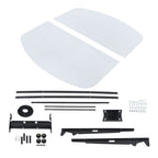 2" x 2" or 2" x 3" ROPS Tuff Top Tractor Canopy 52" X 52" White For John Deere