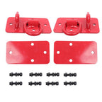 G70 Forged Steel Plate 3/8" Grab Hook with Backplate and D-Ring 15000 lbs 1Pair