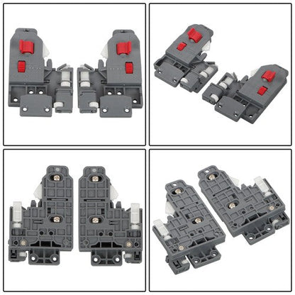 4 Pairs Undermount Drawer Slides 15 inch Undermount Soft Close Drawer Slides