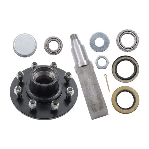 Southwest Wheel Square 42 Spindle and 8-6.5" Bolt Circle 9/16" Trailer Hub Kit