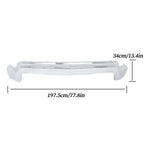 For Chevy Silverado 2022-2024 Split-type Front Bumper Replacement Chrome Steel