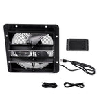 High Speed 1600RPM 900CFM 1.7m Power 12'' Shutter Wall-Mount Attic Exhaust Fan