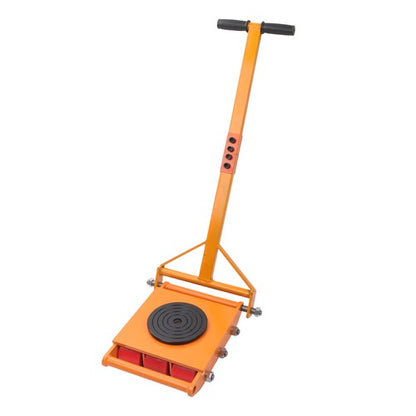 15 Ton Machinery Movers Skate Dolly 360 Rotation Heavy Duty Roller + Handles