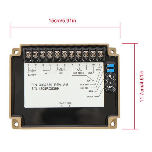 3037359 AVR Electronic Speed Controller For Cummins Engine Governor Generator