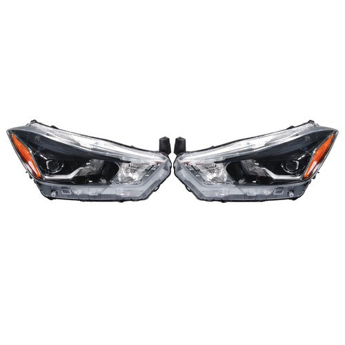 Headlights Headlamps Clear Lens For Nissan Kicks SR 2018 2019 2020 LH+RH Side