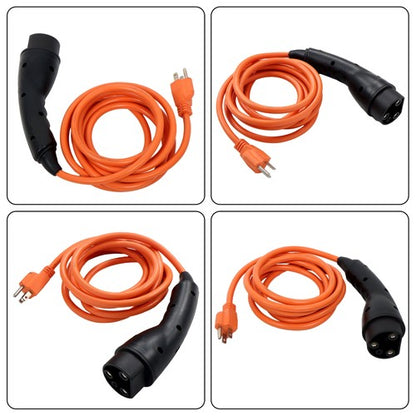 Golf Cart 120V Charger Power Cord 3 Pin Fits For Evolution ICON EV Golf Cart