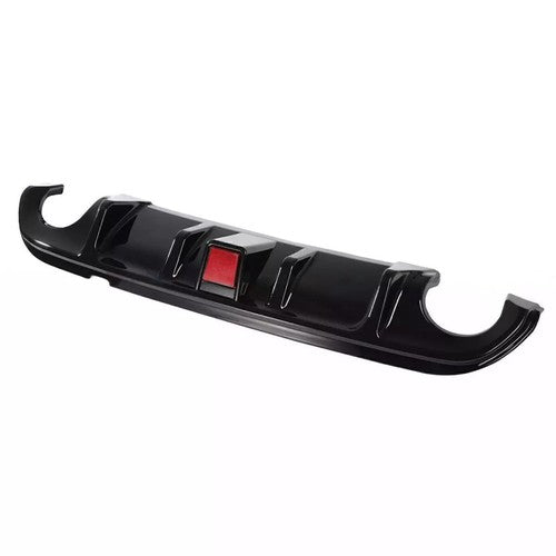 Rear Bumper Diffuser W/ LED Brake Light for 2014-2017 for Infiniti Q50 Black